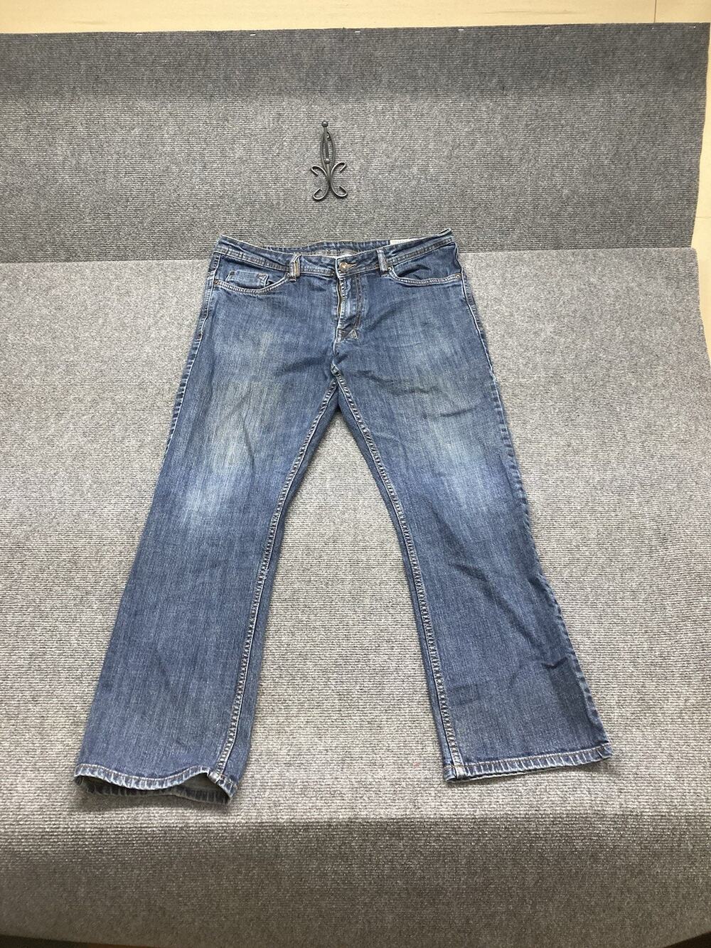 Buffalo David Button Driven-X Jeans Men’s Size 36/32 Blue Straight Stretch